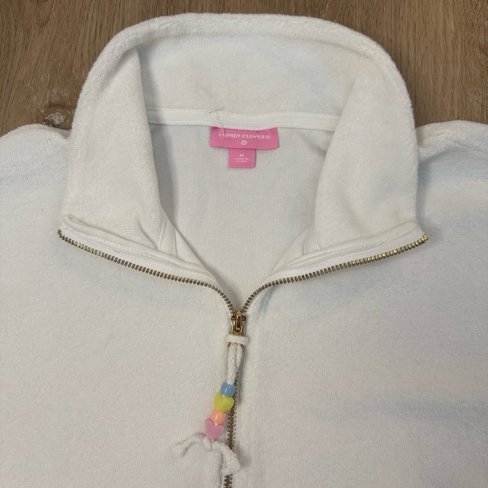 Stony Clover Lane x Target Sweatshirt -Cropped Half Zip - Picture 4 of 9